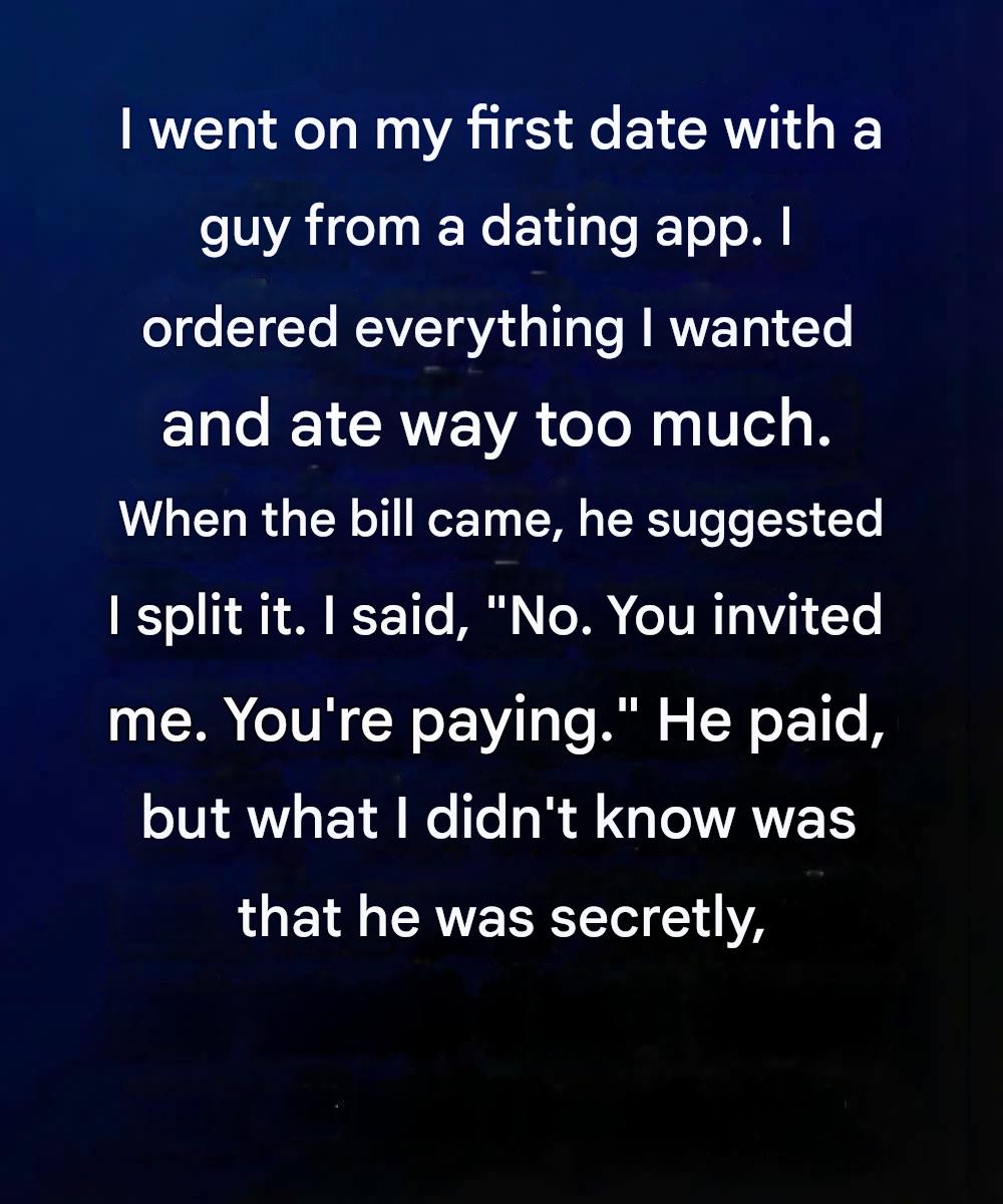 A date, a night, a lesson I’ll never forget