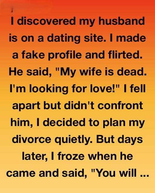 I found out my husband