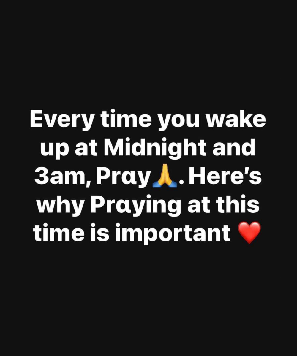 If You Wake at 1AM or 3AM, Don’t Panic—Pray.