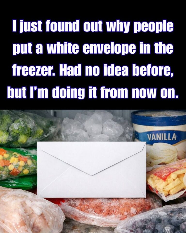 Why People Put an Envelope in the Freezer
