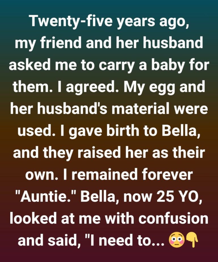 For 25 Years, She Called Me “Aunt” — Until the Truth Came Out