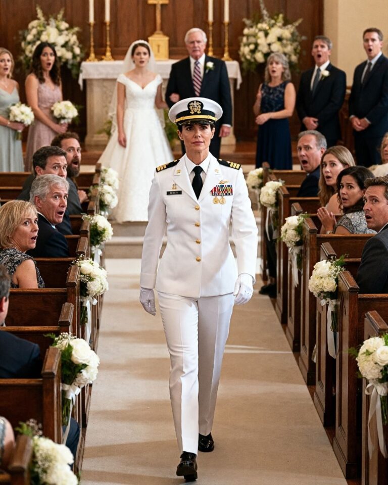 My parents cut my wedding dress in half the day before the ceremony – so I walked into a small American church in a white Navy uniform, with two silver stars on my shoulders, and saw my father’s face crumble in front of all those who once thought I was ‘just the quiet girl who went off to do her military service’.
