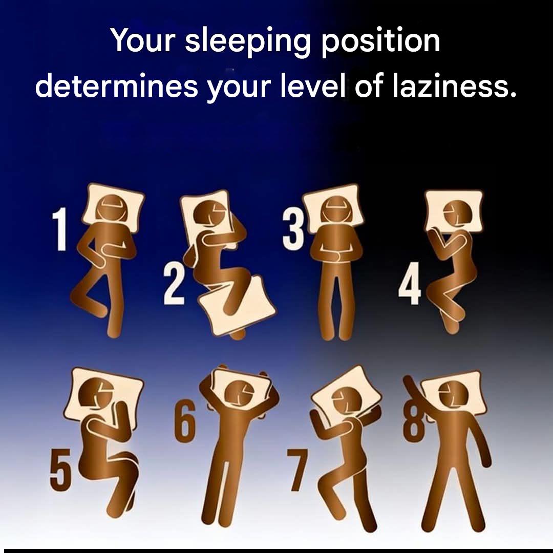 How your sleeping position reveals if you’re lazy