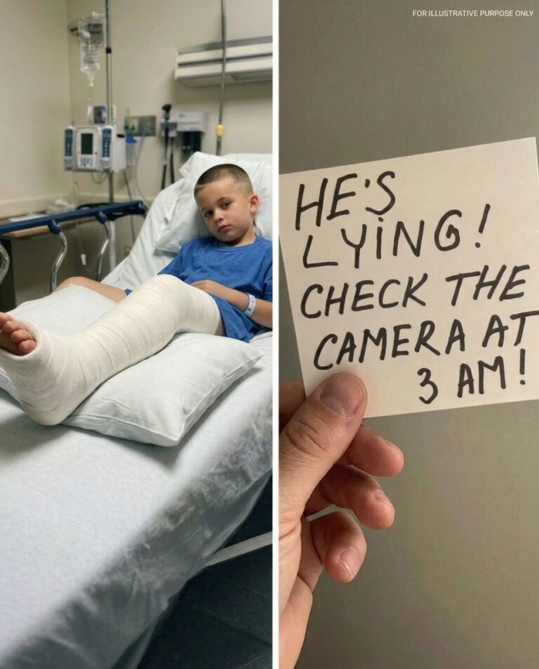 I Went to the Hospital to Care for My Son After He Broke His Leg – Then the Nurse Slipped Me a Note, ‘He’s Lying. Check the Camera at 3 a.m.’