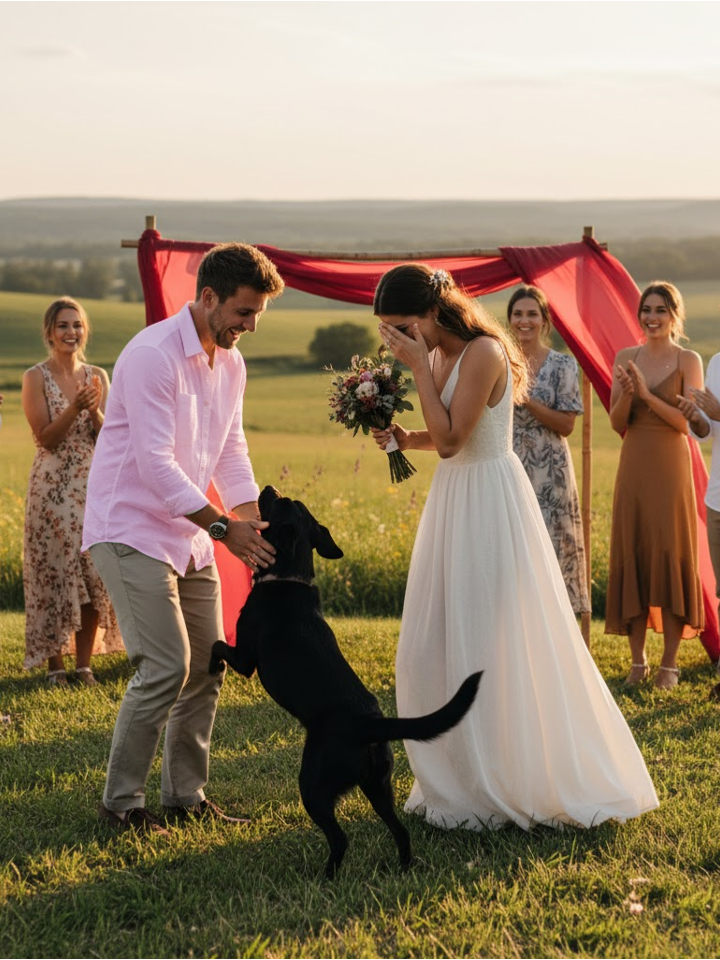 During the wedding, my dog suddenly attacked the groom, shocking everyone. But the truth it exposed made the bride weep uncontrollably.