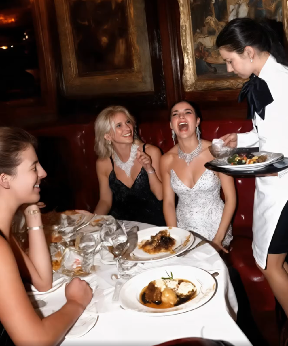 “Do you smell that? She reeks of poverty.” Three Elegant Women Mocked a Waitress for “Smelling of Poverty” — But What My Partner Did Next Stunned the Entire Restaurant