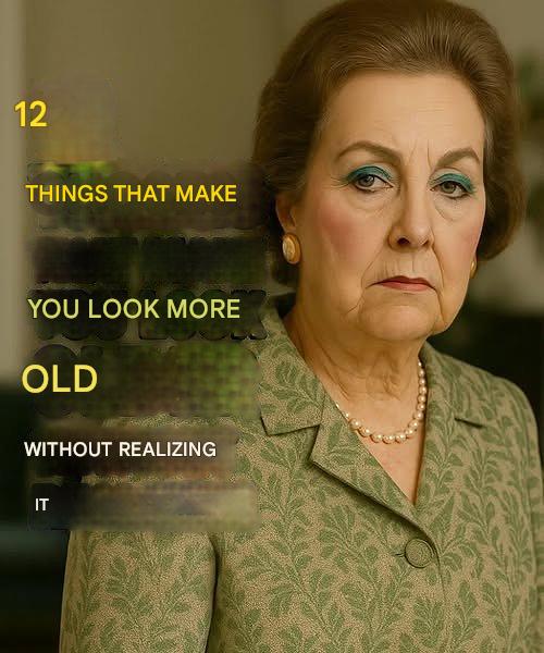 12 things that make you look older without you realizing it (everyone notices!)