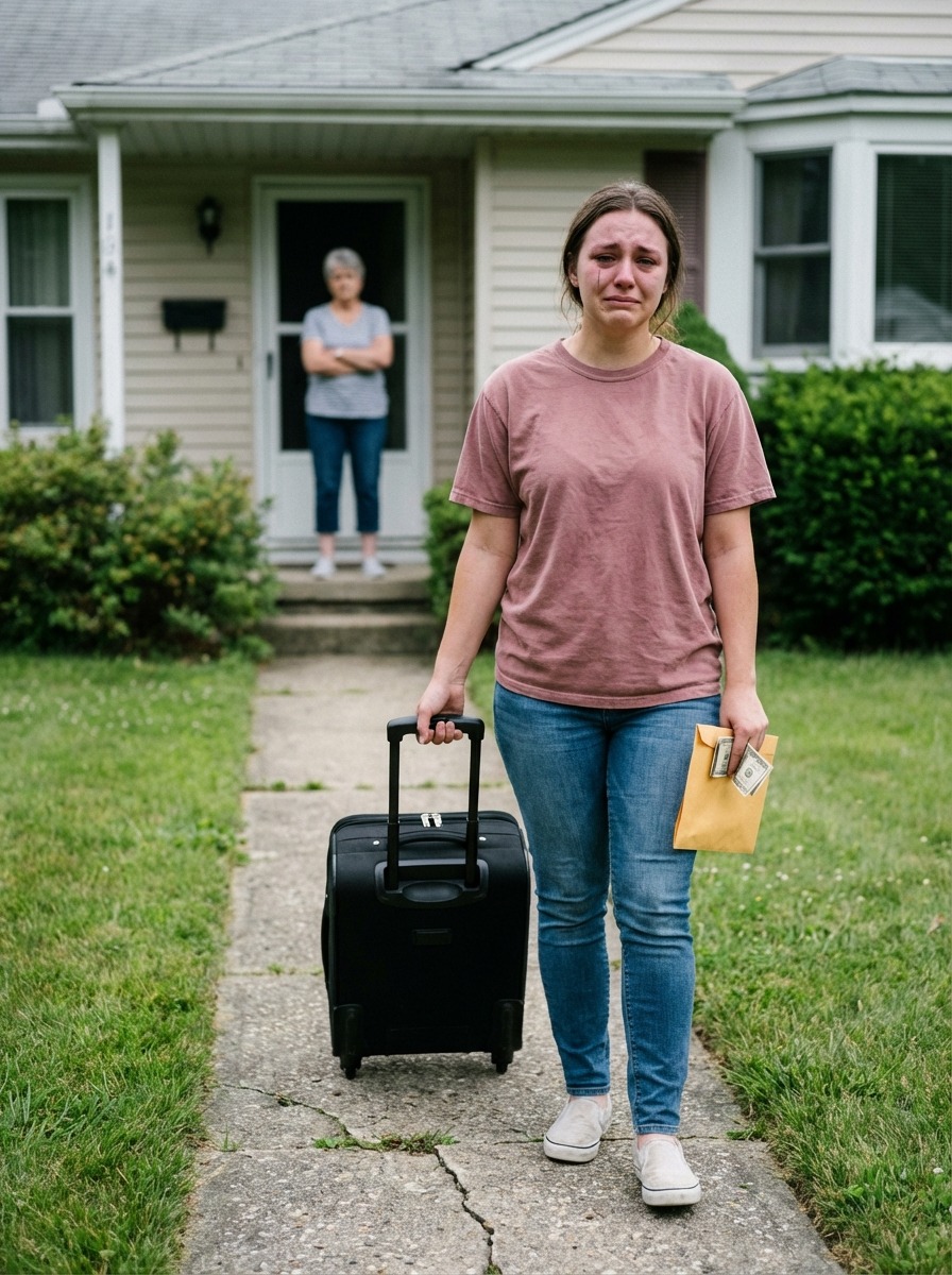 “Get out of here, you wretch!” The mother-in-law kicked her out into the street with an old suitcase after the funeral, never imagining the secret her son had left hidden in her pocket…
