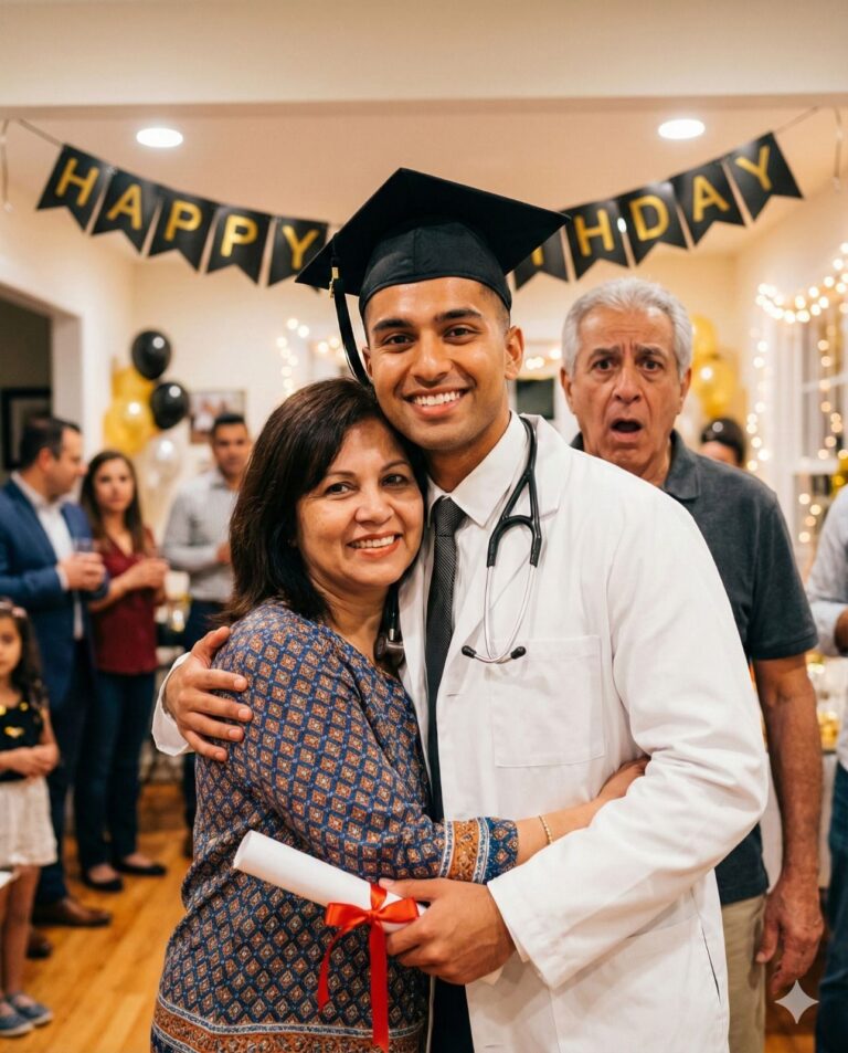 They despised me because I was raising my son alone, but the day he graduated from medical school, the truth about his father shook me to my core.