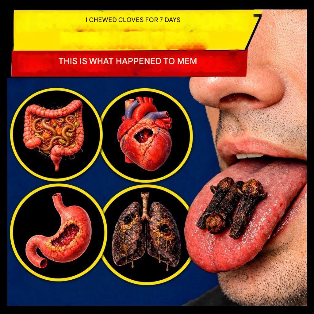 Chewing cloves for several days: unexpected effects for many.