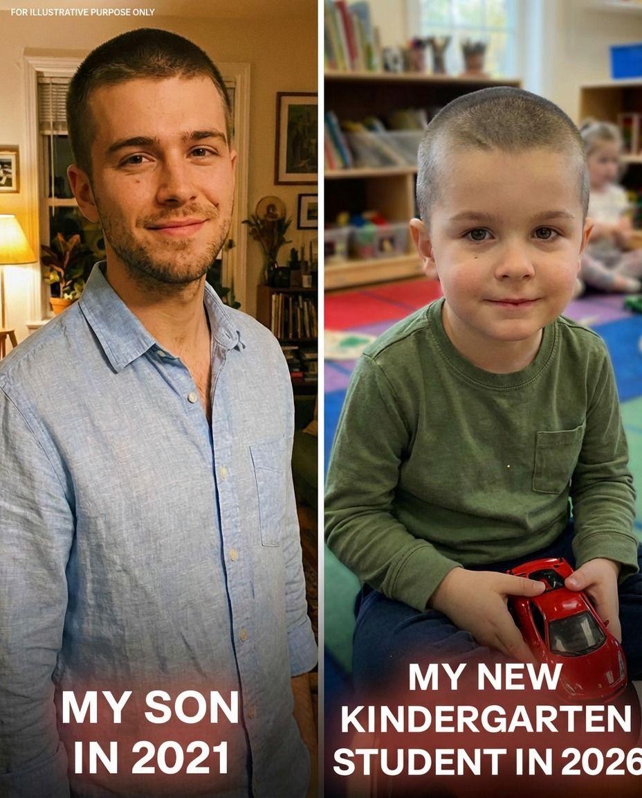 My son died in a car accident at nineteen. Five years later, a little boy with the same birthmark under his left eye entered my class.