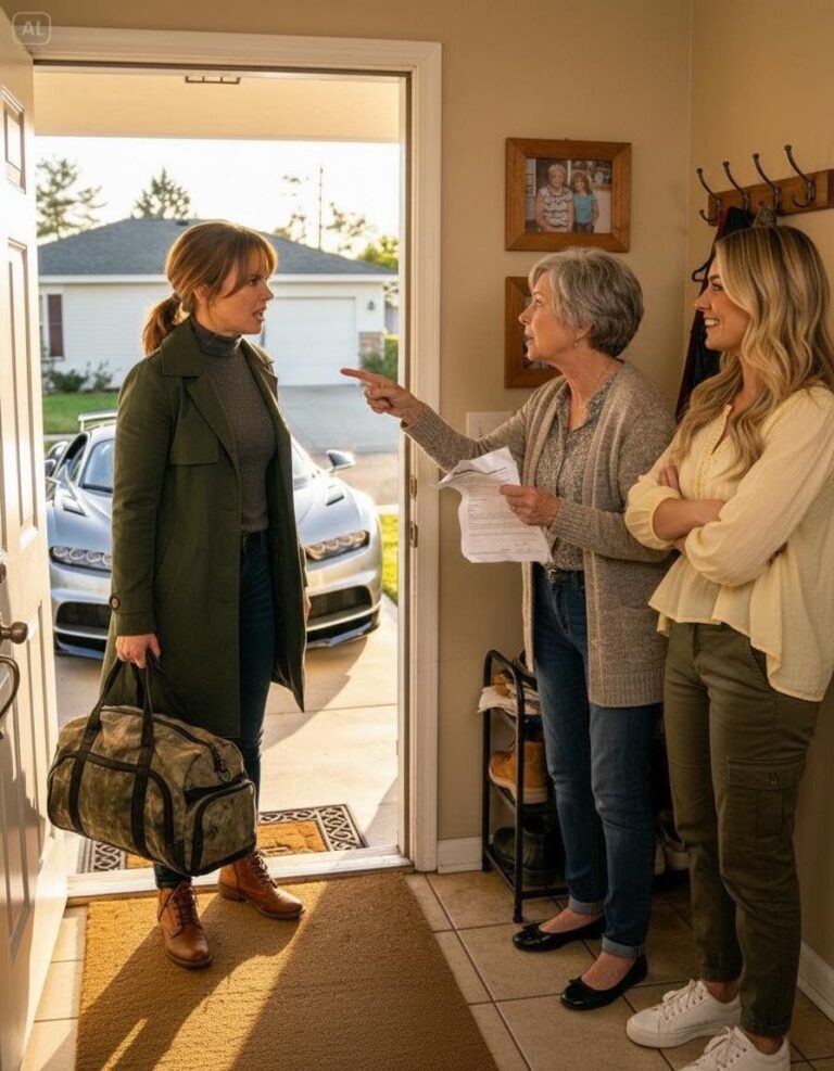 I paid my sister’s $8,000 tuition and the rent, but when I got home, my room was completely empty. My mother glared at me and yelled, “You can’t take this anymore! Pack your bags and find somewhere else to live!” She threw coffee at me. My sister laughed as I left, but when she saw my Bugatti Mistral outside, she was shocked…