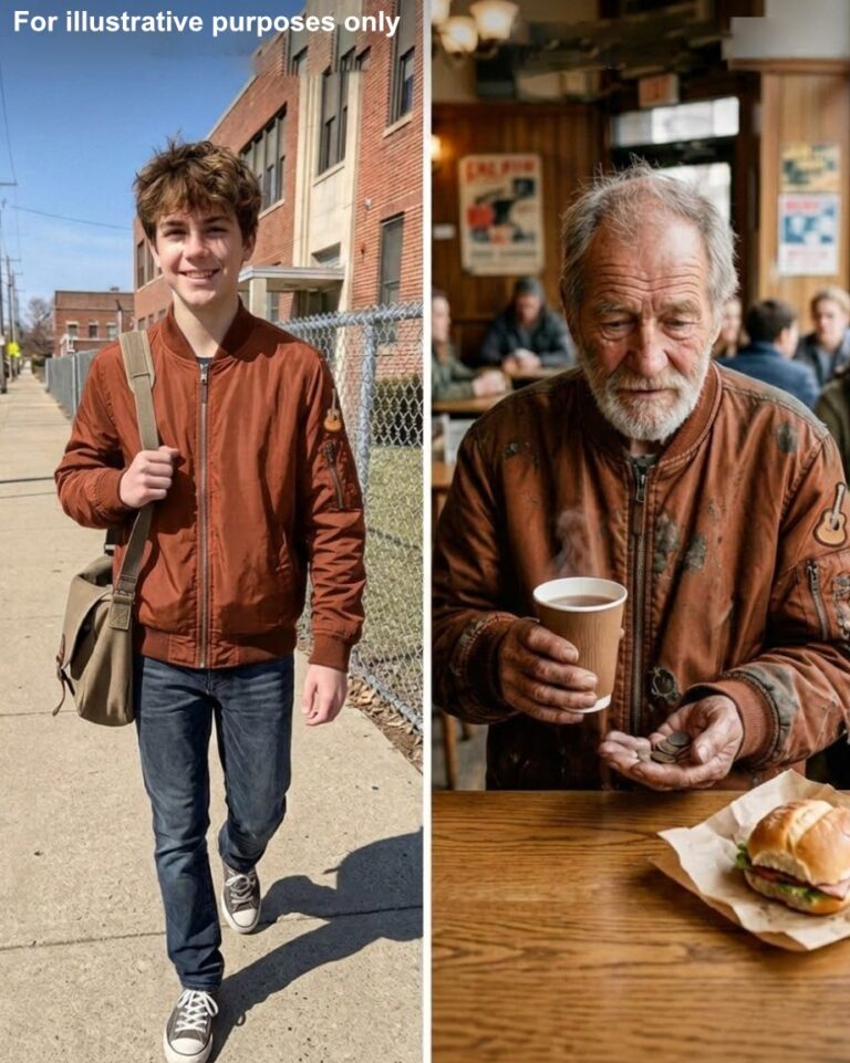 I Saw a Homeless Man Wearing My Missing Son’s Jacket — I Followed Him to an Abandoned House and Froze When the Door Opened
