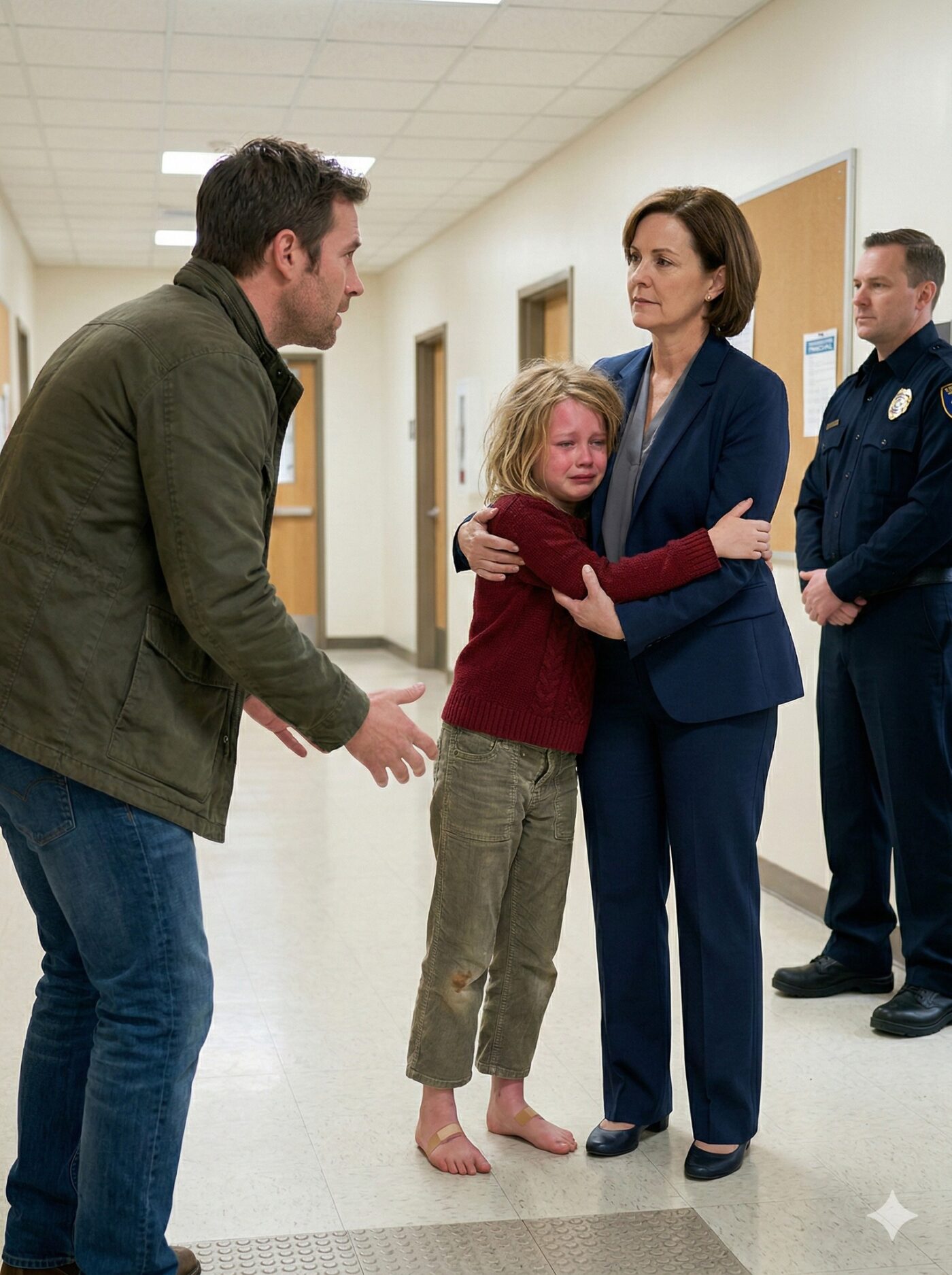 I Was At A Medical Conference When The School Principal Called At 2:47 A.M. — My Eight-Year-Old Daughter Had Walked Barefoot To School In The Dark, Repeating “Grandpa Hurt Me”… The Recordings She Hid Would Soon Expose The Truth