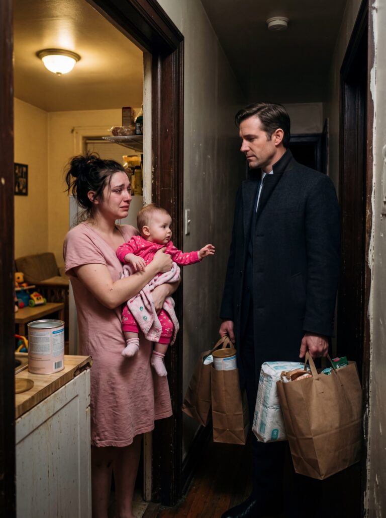 “I’m Sorry… Could You Lend Me $50 For Baby Formula?” A Struggling Mother Sent The Message By Mistake — At Midnight, A Millionaire Knocked On Her Door… What He Brought With Him No One Could Have Imagined