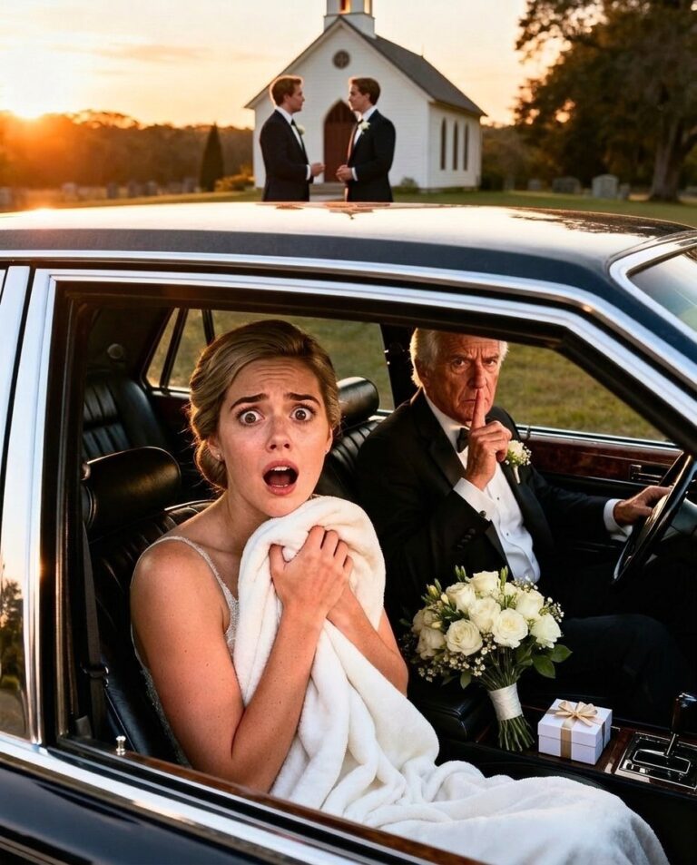 The morning before my sister’s wedding, our driver suddenly lowered his voice and said, “Lie down on the back seat and cover yourself with a blanket. You need to hear this.” I refused at first, but he insisted, “Trust me.” Half an hour later, I heard Takeo…