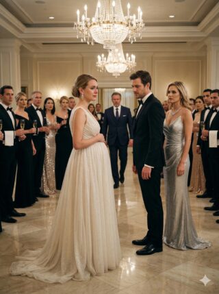 “You Lied To Me,” I Whispered At The Gala — I Was Four Months Pregnant While His Mistress Was Wearing The Diamond Necklace He Promised Me… When I Confronted Him, His Temper Suddenly Snapped… Then My Father Walked Into The Ballroom, And What Happened Next Left The Entire Room Silent