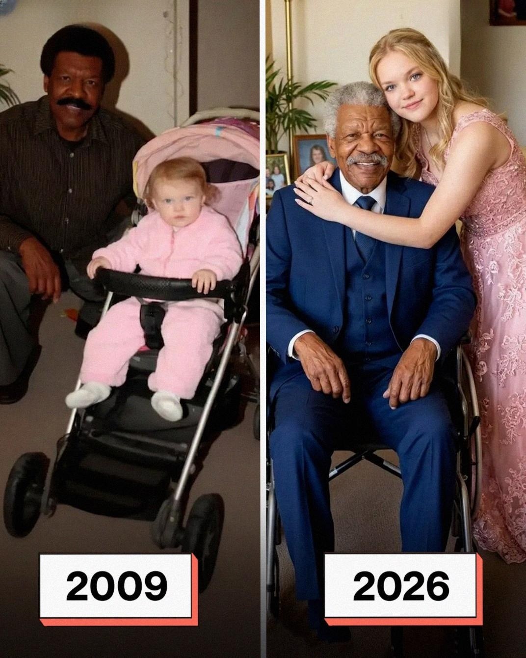 I Took My Wheelchair-Bound Grandpa to Prom After He Raised Me Alone – When a Classmate Made Fun of Him, What He Said into the Mic Made the Whole Gym Go Silent