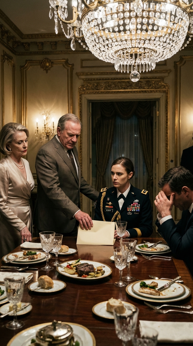 I never told my husband my dad owns $8 billion in shares of his father’s company. He thought I was broke. One night, he took me to dinner with his parents. I wanted to see how they would treat a poor soldier. Then they slid an envelope across the table…