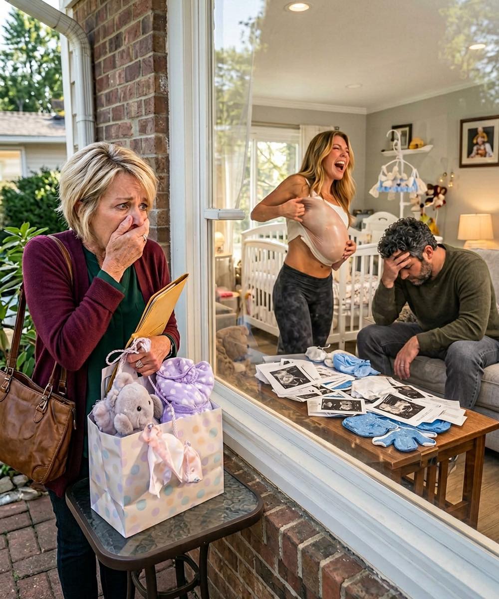 “I was returning from the notary in a great mood and wanted to tell my son the great news. I was bringing them gifts for my future grandson. But through the open window, I saw my daughter-in-law taking off a fake pregnant belly and telling my son…”