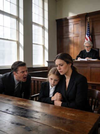 “Take your b.rat and go to hell,” my husband spat in the divorce courtroom—loud enough to stop the clerk’s typing. He smirked as his lawyer listed the assets he’d “keep,” certain I’d leave with nothing. Then the judge opened a sealed file delivered that morning: a stranger’s will. The room went d.ea.d. “Estate total: $32 million.” My husband turned to me—white-faced—as the judge read the beneficiary name… and custody was suddenly back on the table