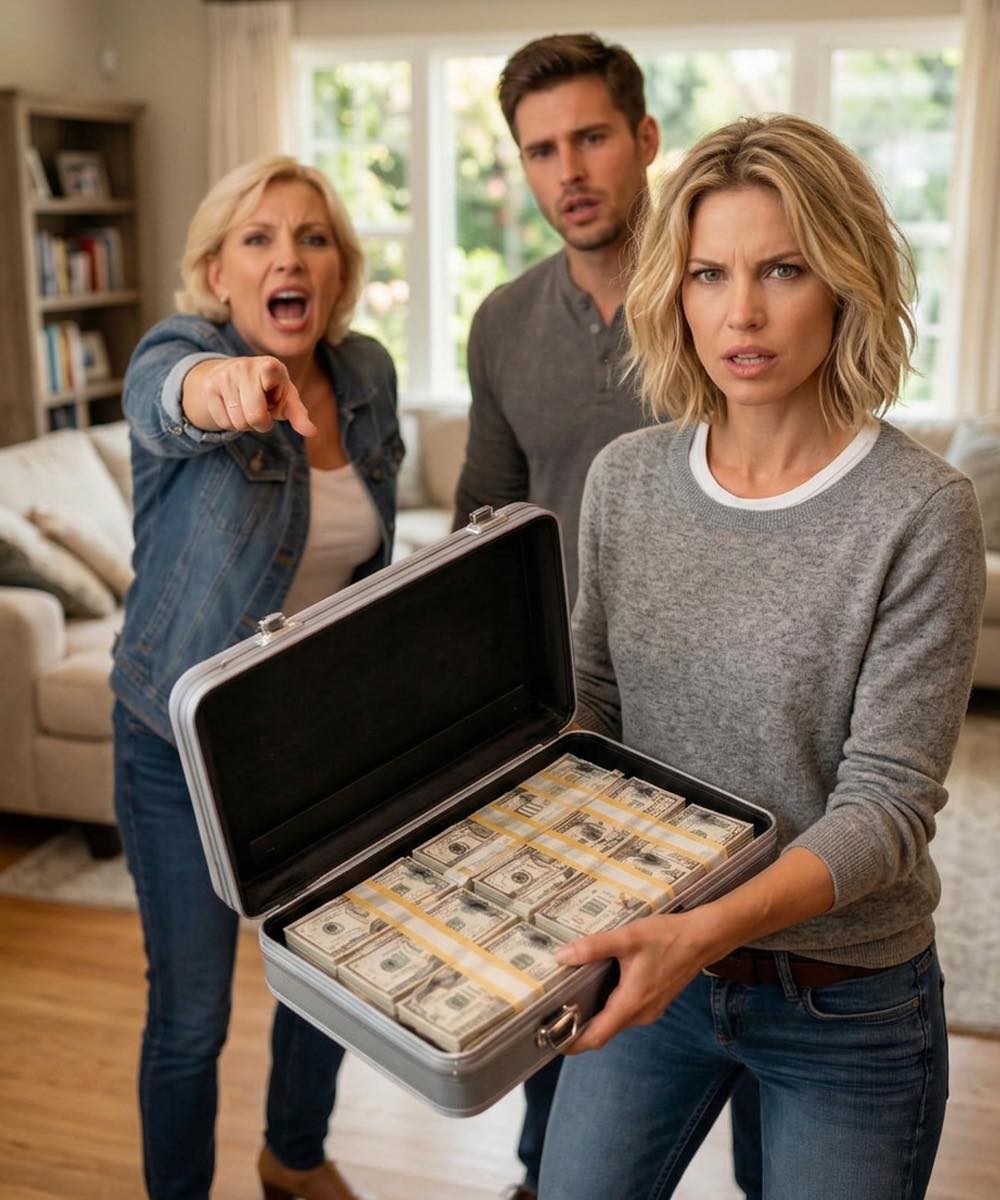 My mother-in-law burst into the house, shouting, “Where’s the money from your mother’s apartment sale?”
