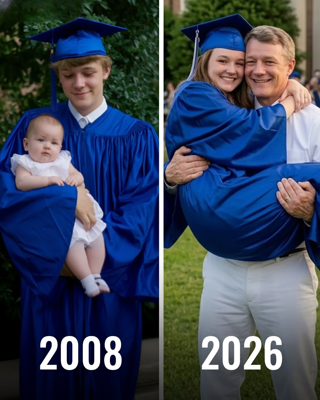 My Dad Raised Me Alone After My Birth Mother Left Me in His Bike Basket at 3 Months Old – 18 Years Later She Showed up at My Graduation