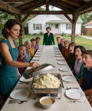 The mother-in-law invited 20 people to lunch, but only gave her daughter-in-law 100 dollars for groceries. When she lifted the lid of the plate in front of everyone, the entire table fell silent upon seeing what was inside…