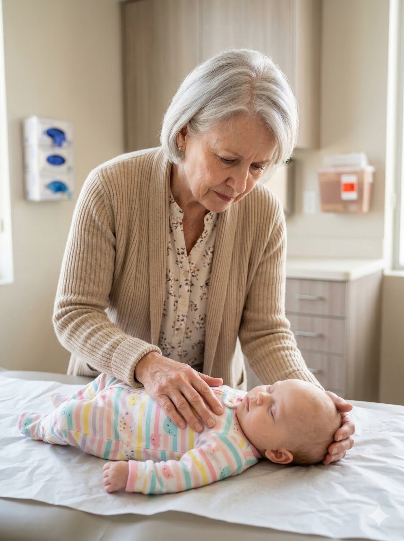 My Son And His Wife Asked Me To Watch Their Two-Month-Old While They Went Out — But No Matter How I Held Him, He Wouldn’t Stop Crying… And The Moment I Lifted His Onesie To Check What Was Wrong, My Hands Started Shaking… Because What I Saw Was Something No Baby Should Ever Have — I Grabbed My Keys And Drove Straight To The Hospital