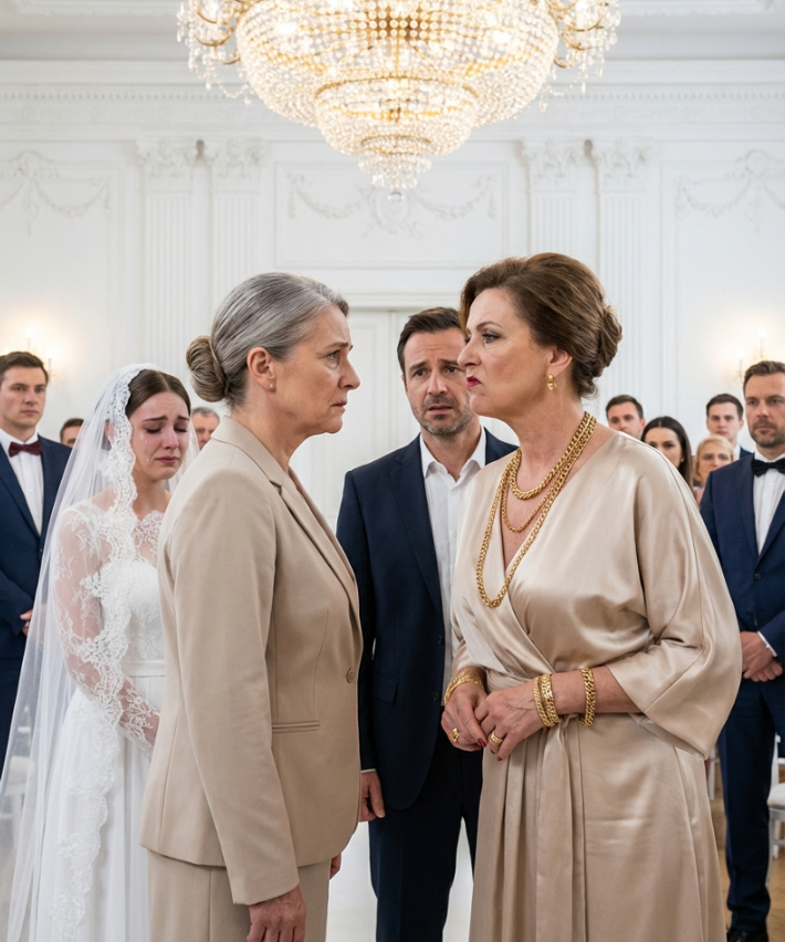 The mother-in-law looked down on the bride’s mother for her humble life. She couldn’t imagine the pain that woman carried in silence. When she spoke, the entire room lowered their heads.