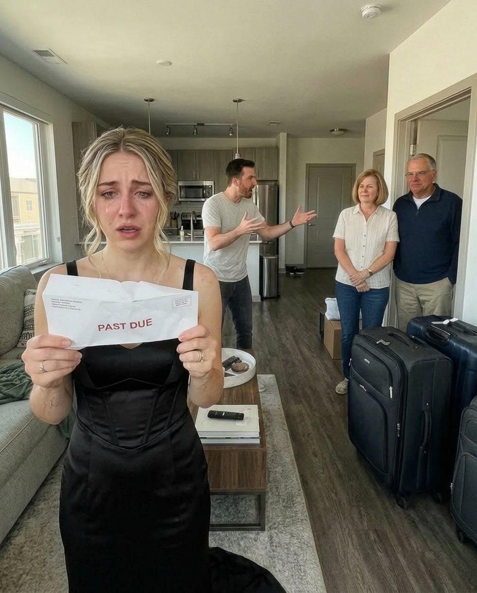 My in-laws arrived at our home with their luggage and declared, “We’re all living together now!” They handed me a large bill and expected me to cover it. When I declined, my husband shouted, “How can you say no?” He kicked me out of the house, saying, “Spend a few nights outside; that’ll clear your head.” Morning, he shock! Because…