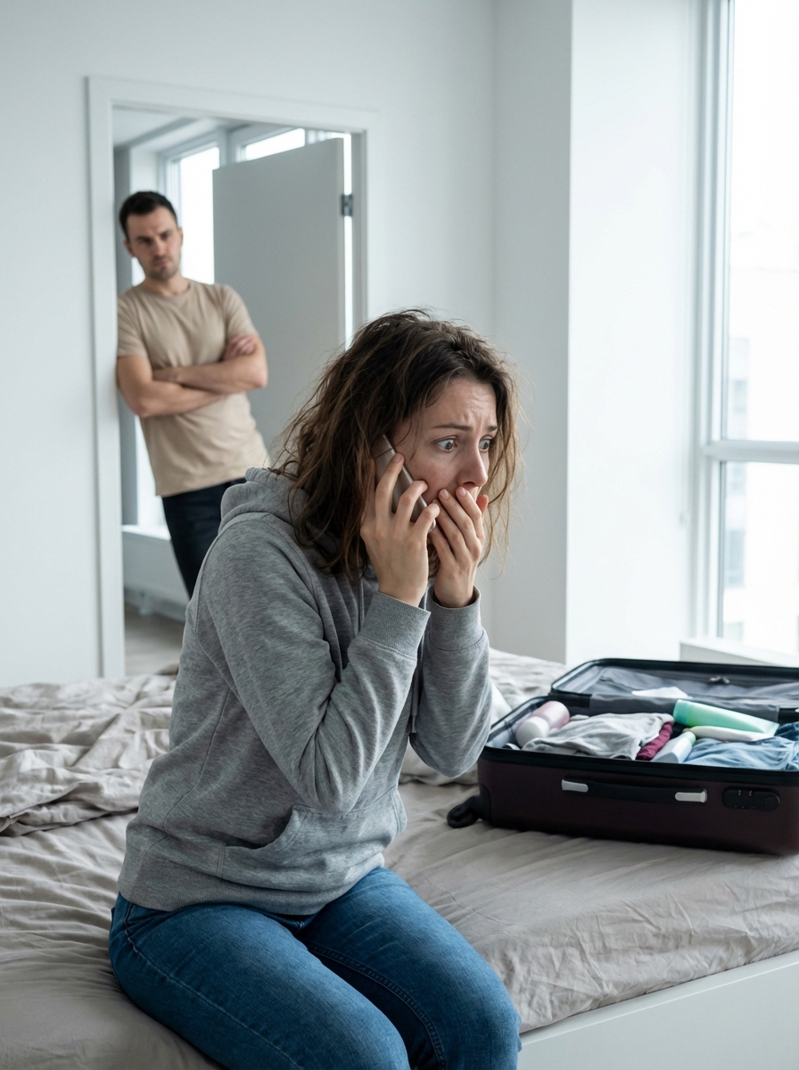 My husband and I were packing for a vacation we had financed with a loan the day before. I was already closing my suitcase when I got a call from the bank: “We reviewed your loan again and discovered something you need to see in person. Please come in alone and don’t tell your husband…”