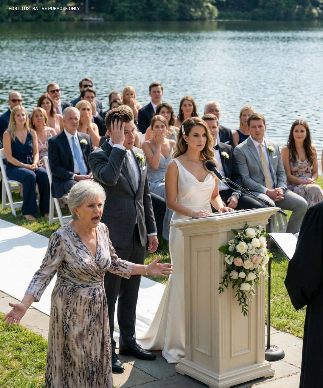 In the middle of my wedding, my mother-in-law-to-be declared: ‘If you don’t forfeit your inheritance rights to the 10 condos, the wedding is off.’ I walked to the microphone and had 3 announcements of my own…