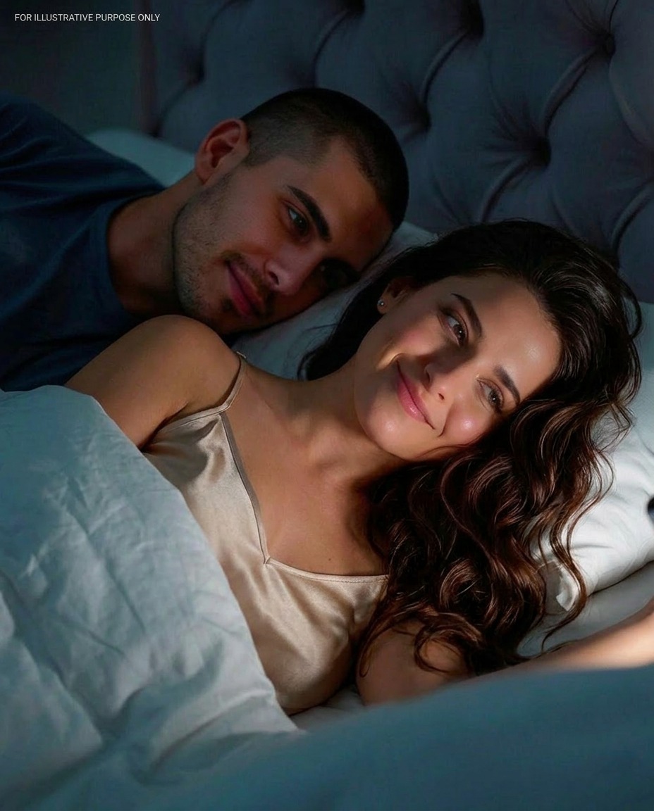 I got back early from a trip, my wife wasn’t home. I called her—she said she was in our bed.