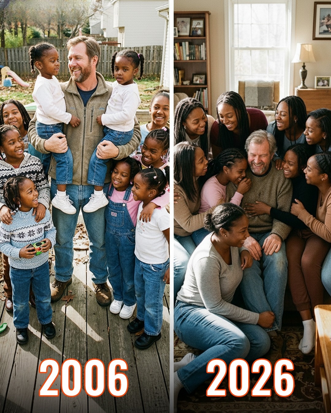 I Became the Father of 9 Girls After My First Love Passed Away – What They Had Hidden From Me Left Me Speechless