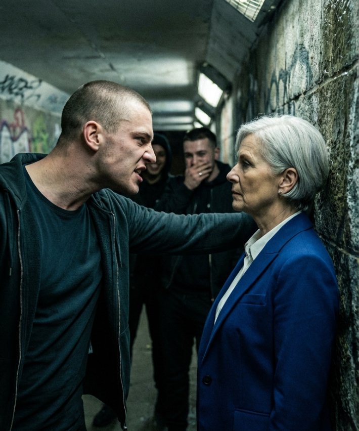 The Underground Trap: Hooligans targeted a “defenseless” elderly woman in a dark tunnel. They didn’t realize she was the one person they should have feared most.