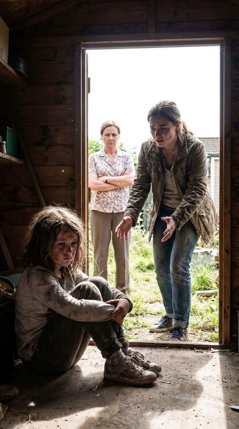 My mother locked my eight-year-old daughter in a storage room for two days—no food, no water, all because of a toy her precious grandson wanted. When I finally forced the door open and hugged her, she collapsed into my arms and whispered, “Mommy… I was so scared.” I turned to my mother, shaking with rage, and yet she still dared to say, “It was just discipline.” She believed she was protecting her favorite grandson. She had no idea what I was about to do next.