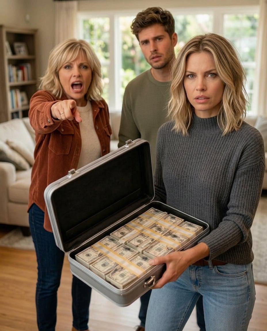 My mother-in-law burst into the house, shouting, “Where’s the money from your mother’s apartment sale?”