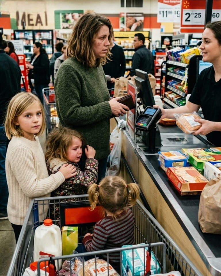 I Paid for Groceries for a Mother of Three – A Week Later, She Walked Into My Office, and Everyone Stood Up