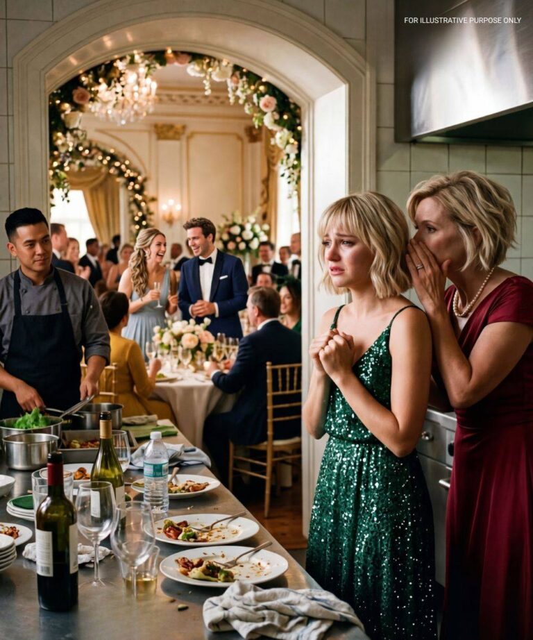 My mother said I should stay in the kitchen during the wedding photos only until the “important guests” were gone. I didn’t mention that for the past year I had been…